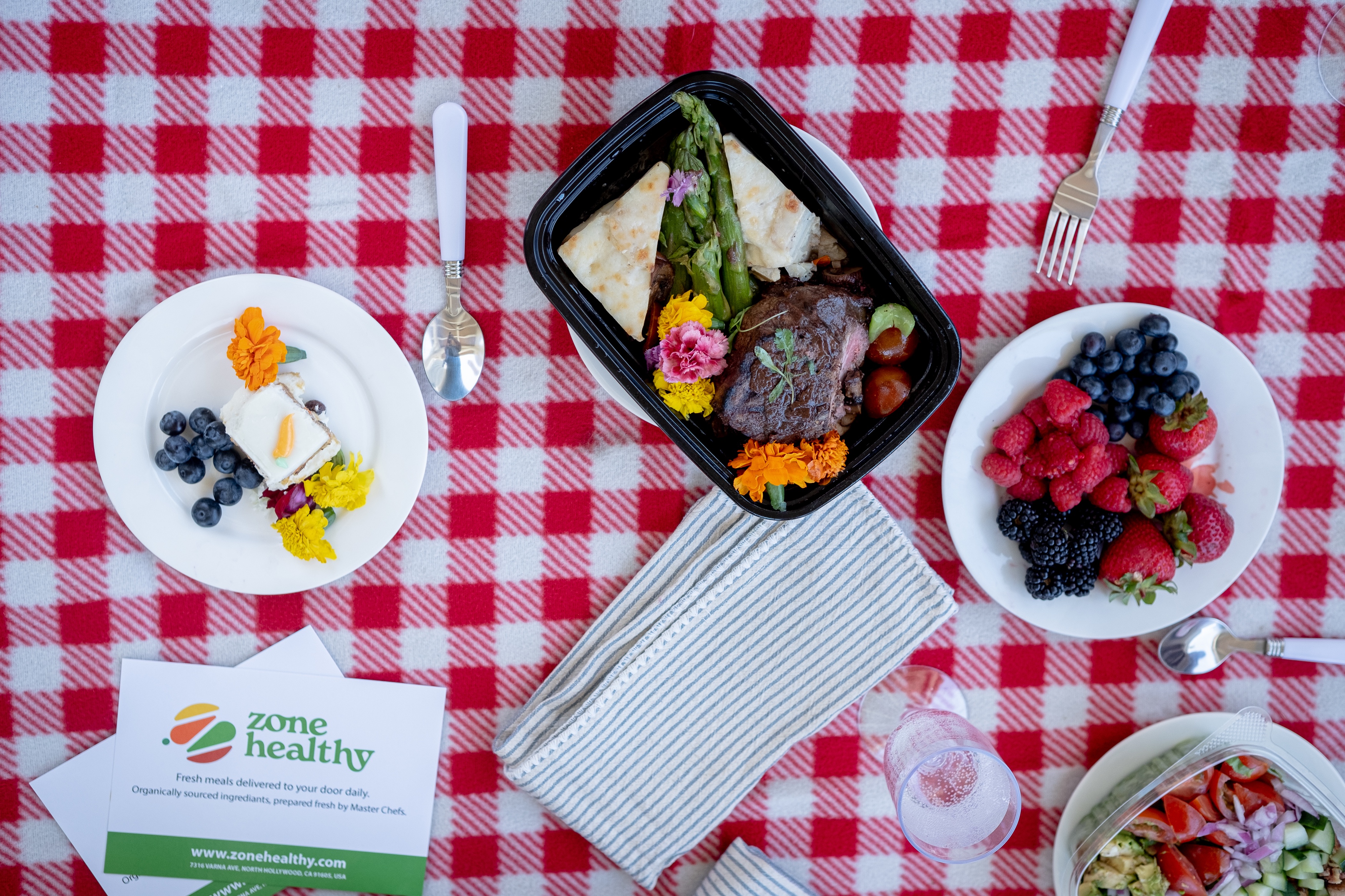Healthy meal plate